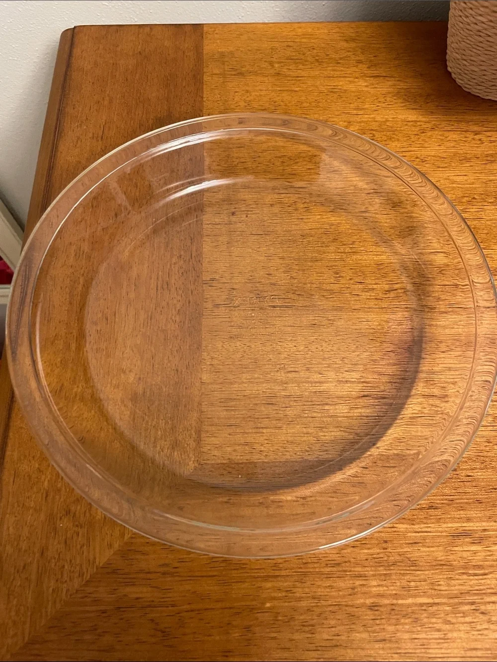Pyrex Clear Glass Pie Plate 9”